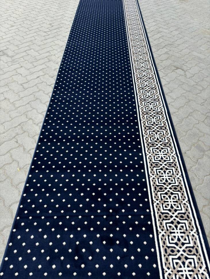 Navy Blue Mosque Carpet